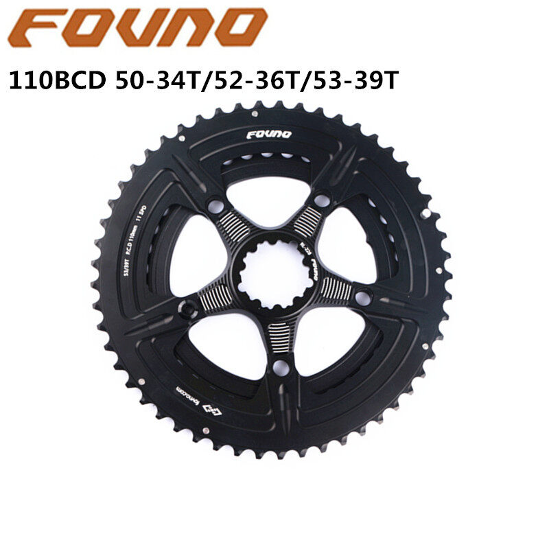 FOVNO 216 Road Bike Crankset 160mm 170mm 172.5mm 175mm Aluminum Alloy Straight Crank For Road Bike Bicycle Part