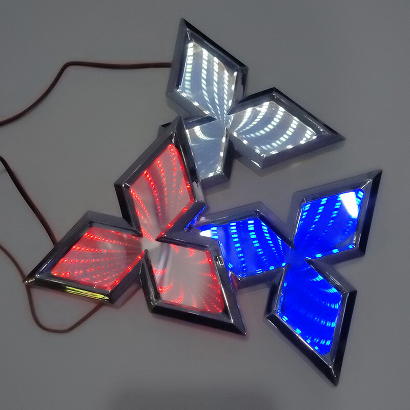 Biểu Tượng Đèn LED Cho Xe Hơi Mitsubishi Biểu Tượng Biểu Tượng Sửa Đổi Cản Trước Cản Sau Biểu Tượng Biểu Tượng Cho Mitsubishi Mirage G4 Pajero ASX Outlander