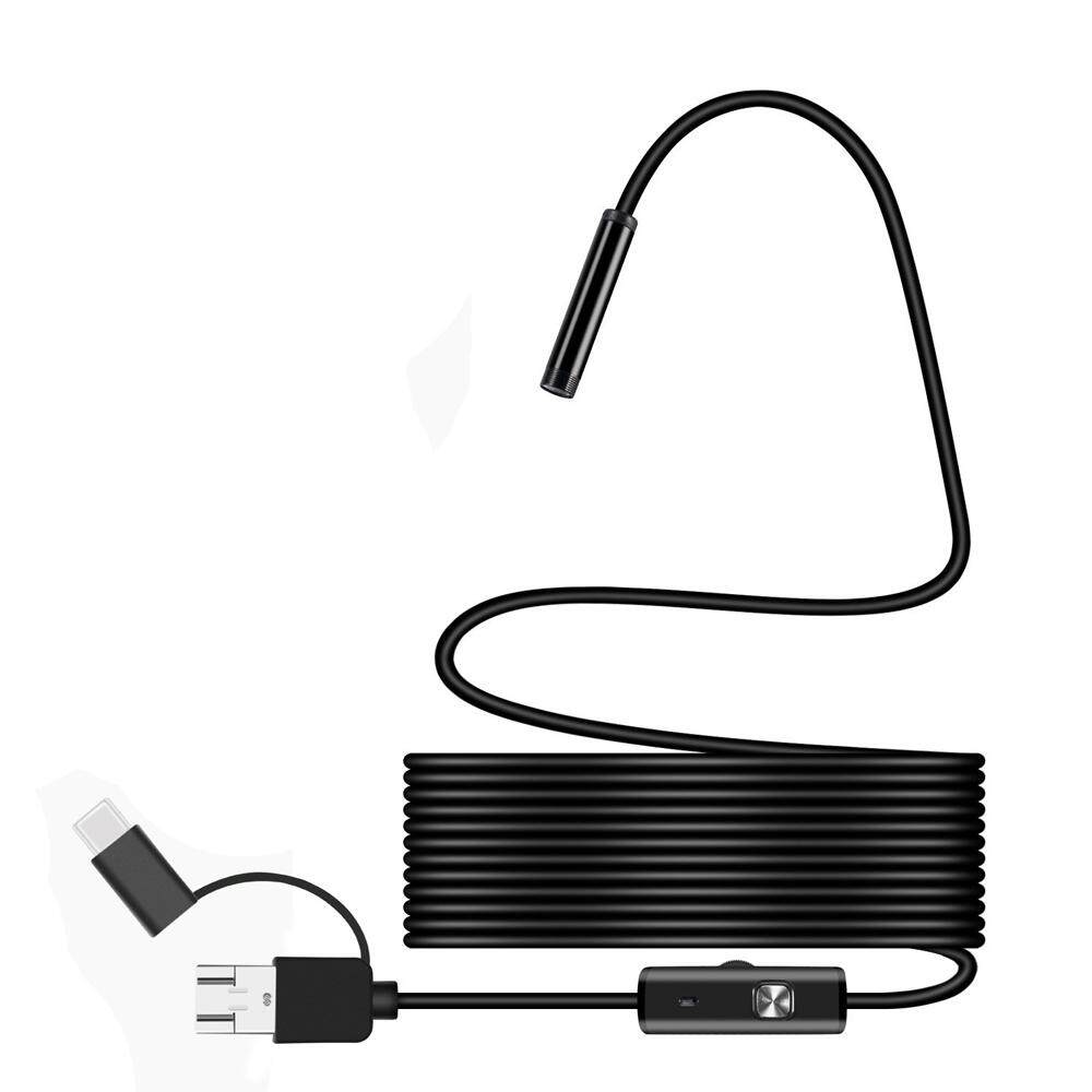 Wireless 3 in 1 Waterproof USB Port 8mm Visual Lens Mini Camera Portable Inspection Cam