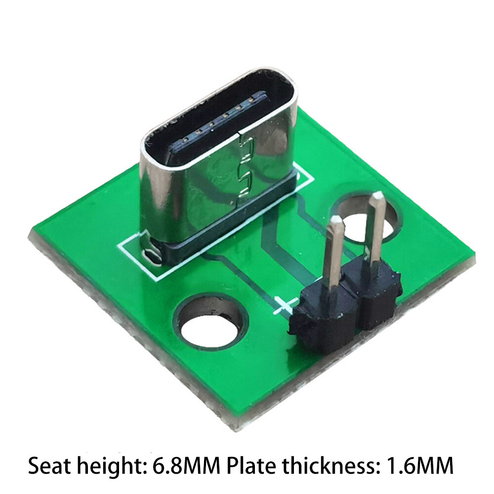 USB Type-C Breakout Board Serial Basic Breakout Female Connector Type PCB Converter Board