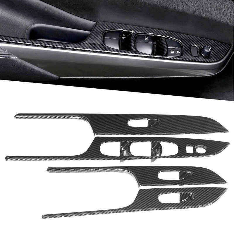 Switch Car Lift Window Control Panel Cover Trim For Nissan Navara
