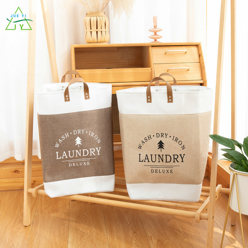NA FEN AI Dirty Clothes Basket Dirty Clothes Basket Dirty Clothes Storage Basket Household With Handle Thickened Storage Box Toy Sundries Organizing Box Large Cotton Linen