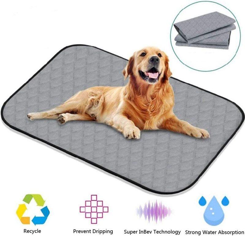Thảm Chó, Tấm Lót Nước Tiểu Chó Lặp Đi Lặp Lại Có Thể Giặt, 100% Chống Rò Rỉ Và Chống Thấm Nước, Thảm Cho Thú Cưng Có Thể Tái Sử Dụng, Thảm Khô Nhanh Không Mùi, Được Sử Dụng Để Huấn Luyện Chó Sử Dụng Nhà Vệ Sinh (M, 27.519.
