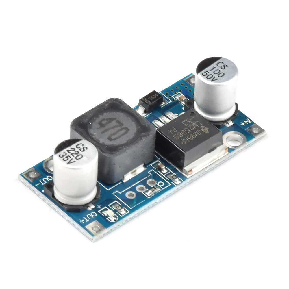 FocusAi  LM2596S DC-DC Step-down Power Module Regulator Board Buck Converter High Efficiency Voltage Regulator DIY Power Supply Step-down Module