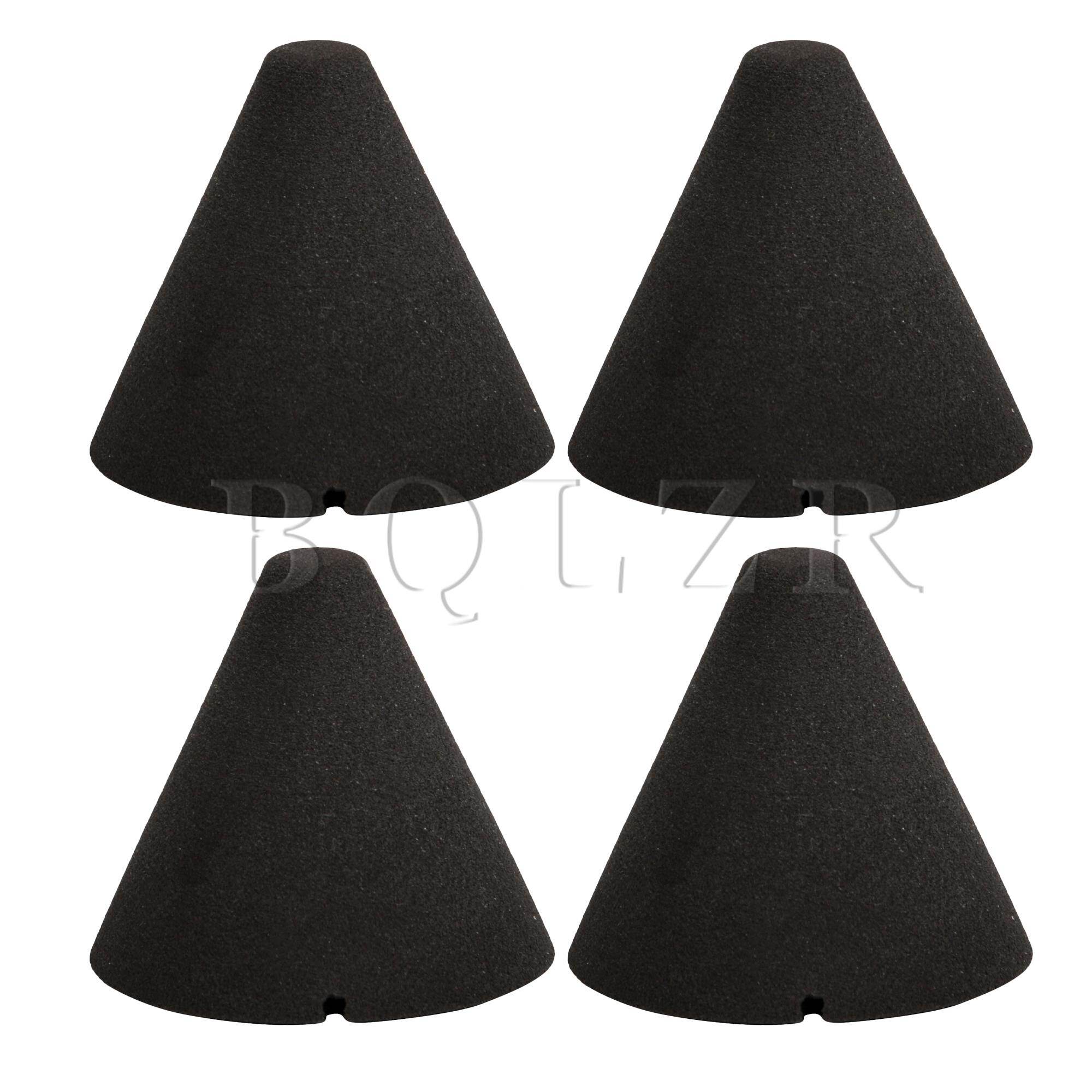 Drum Piezo Trigger Cone for Percussion Instrument Parts 35x37mm Set of 4 Black