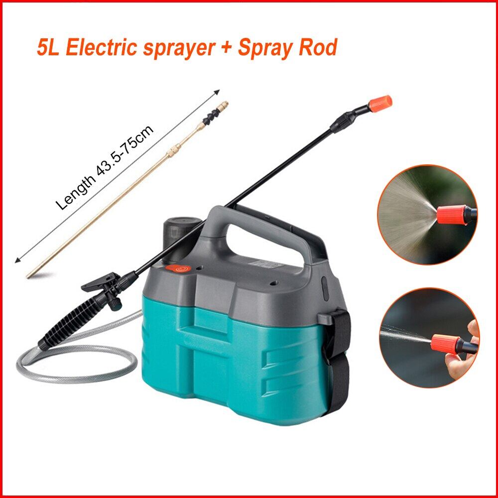 5L Electric Sprayer Agricultural Pesticide Dispenser Rechargeable