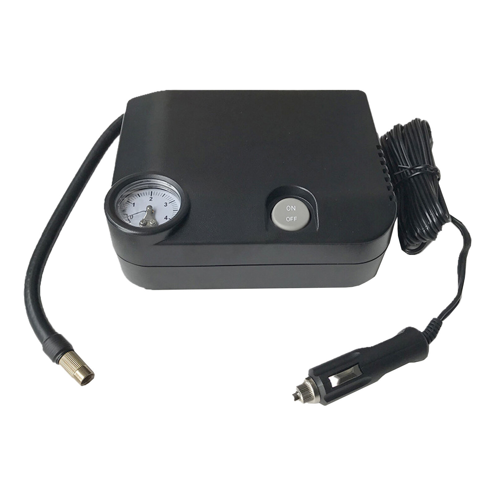 Máy bơm không khí Độ chính xác cao đa năng bền 12V quy mô Meter đồ bơm lốp cho xe thực tế lốp inflator