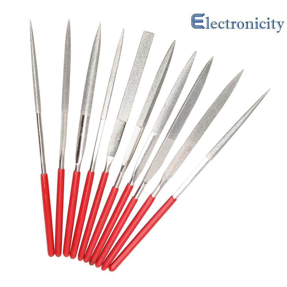 10pcs 140mm Diamond Mini Needle File Set Handy Tools for Ceramic Crafts