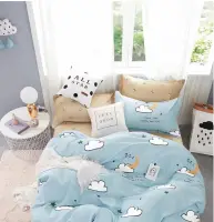 High Quality Sk 1 We Bare Bears Blue Cotton Candy 1000tc Super