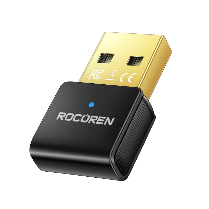 Rocoren Wifi Bluetooth 2-in-1 USB Wireless Receiver 2.4G/5GHz AC650M+ Bluetooth 5.0 Wireless Transmission Mini WiFi Network Card Network Adapter
