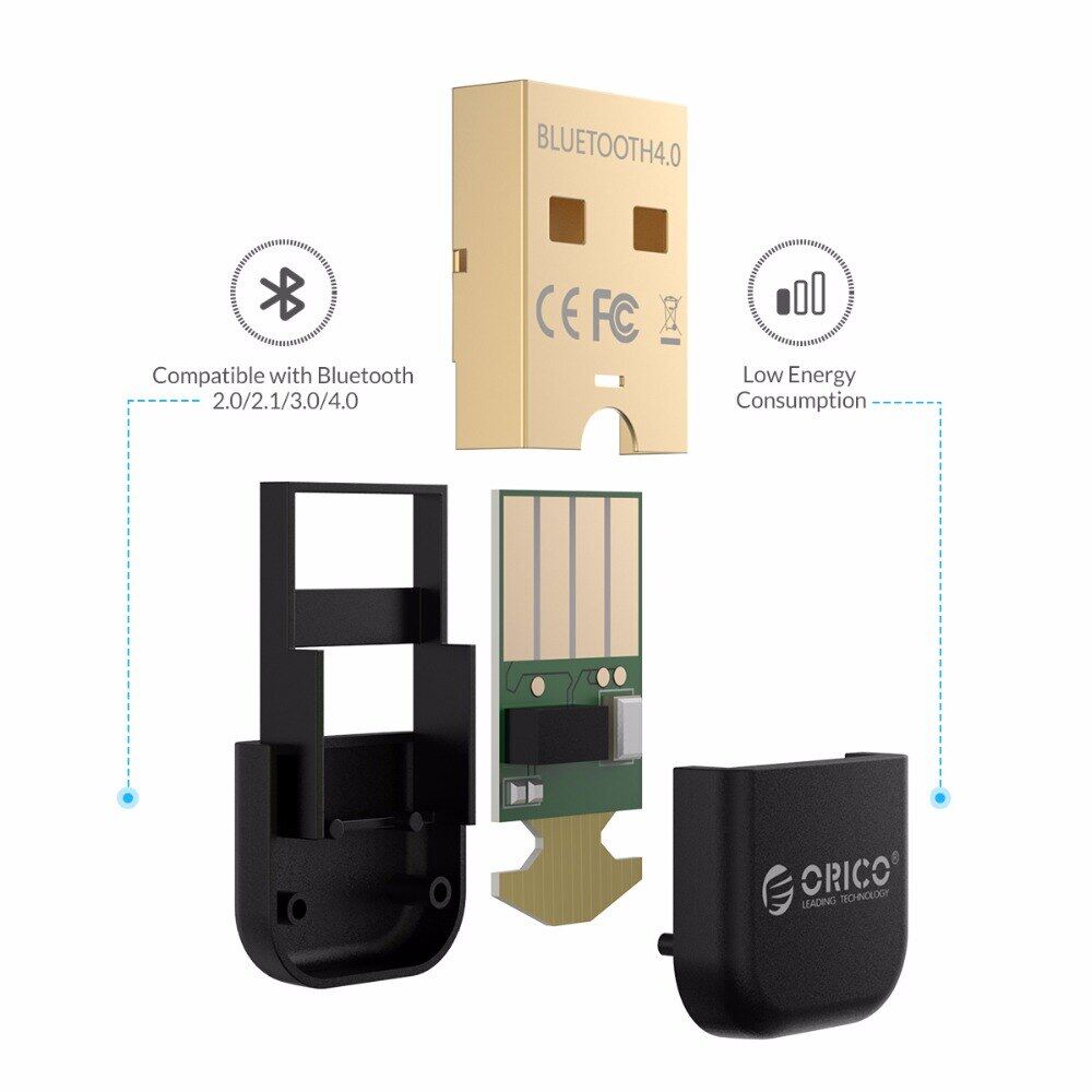 ORICO USB Bluetooth tương thích bộ chuyển đổi thiết bị ngoại vi 4.0 Bộ thu tín hiệu âm thanh transmitter cho máy tính để bàn loa chuột không dây