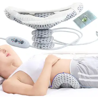Flyupward Usb Heated Lumbar Pillow 3d Height Adjustable Orthopedic
