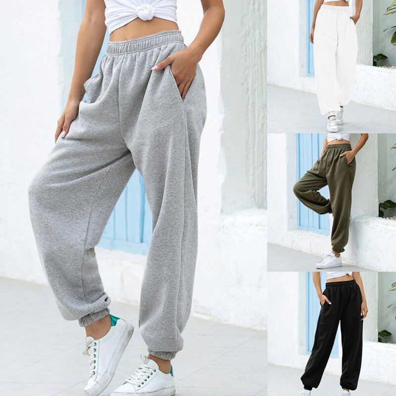 gray sweatpants baggy
