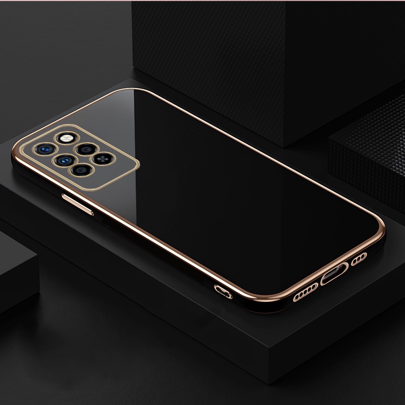 For infinix Note 10 Pro Case Shockproof Soft Silicone Electroplating Back Cover Case infinix Note10 Pro Phone Casing