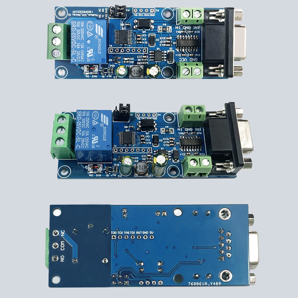 【Hàng Có Sẵn & Giao Hàng Miễn Phí】mô Đun Rơ Le Đơn/Kép Aideepen Modbus RTU Chính Thức DC7-24V UART RS232/TTL
