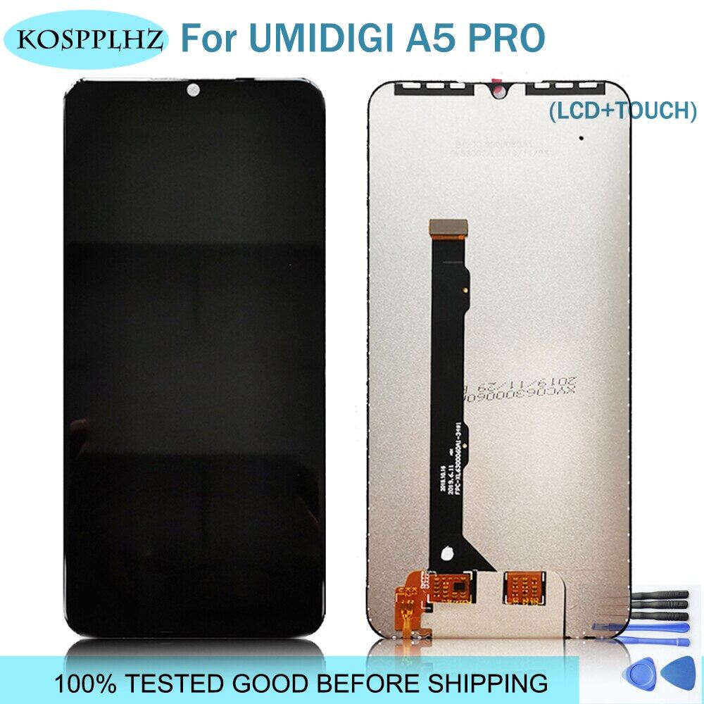 Original For Umidigi A7 PRO LCD Display + Touch Screen Digitizer Assembly Replacement For A7PRO 6.3'' 10 A5 PRO A9 PRO