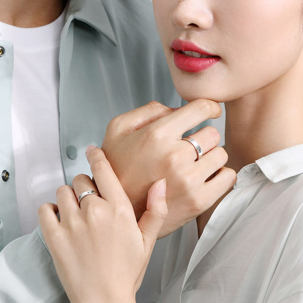 1 X Love Ring Opening Ring Engagement Rings Jewelry Split Ring Adjustable Ring Lovers Ring Women's Jewelry Irregular Ring