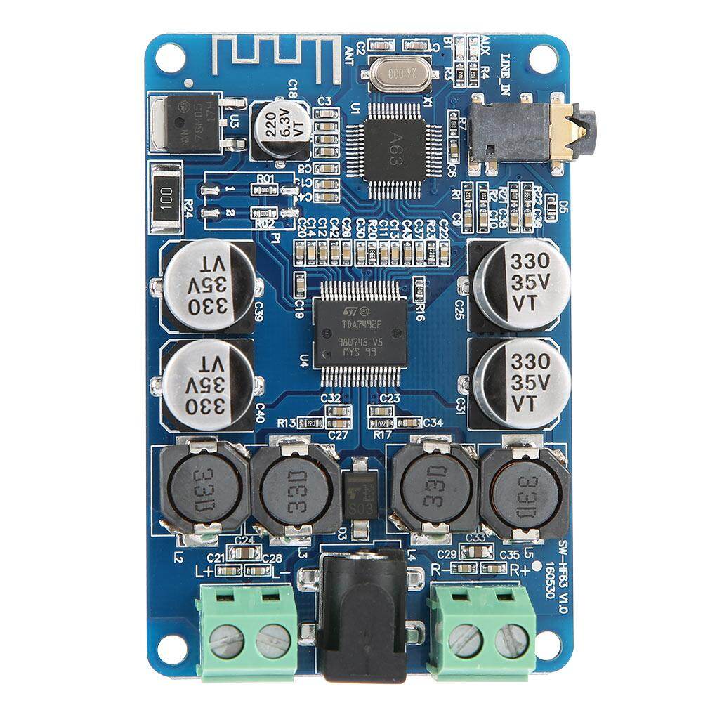 TDA7492P 2x25W Bluetooth V2.1 Audio Power Amplifier Board with AUX Interface HF63