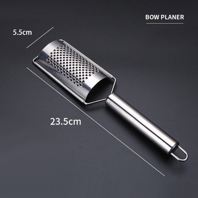 Fypo Cheese Grater Stainless Steel Ginger Garlic Grater Lemon Zester Chocolate Cinnamon Spice Grinder Handhold Multi-purpose Fruit Vegetable Grinding Tool Kitchen Accessories