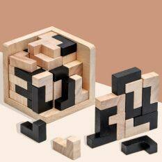 Liuchangyou trò chơi trí tuệ trẻ em sáng tạo giáo dục sớm tương tác Đồ chơi Trò chơi thông minh giáo dục giải trí đồ chơi thông minh trò chơi bằng gỗ khóa lỗ ban đồ chơi câu đố 3D đồ chơi bằng gỗ Đồ chơi Rubik