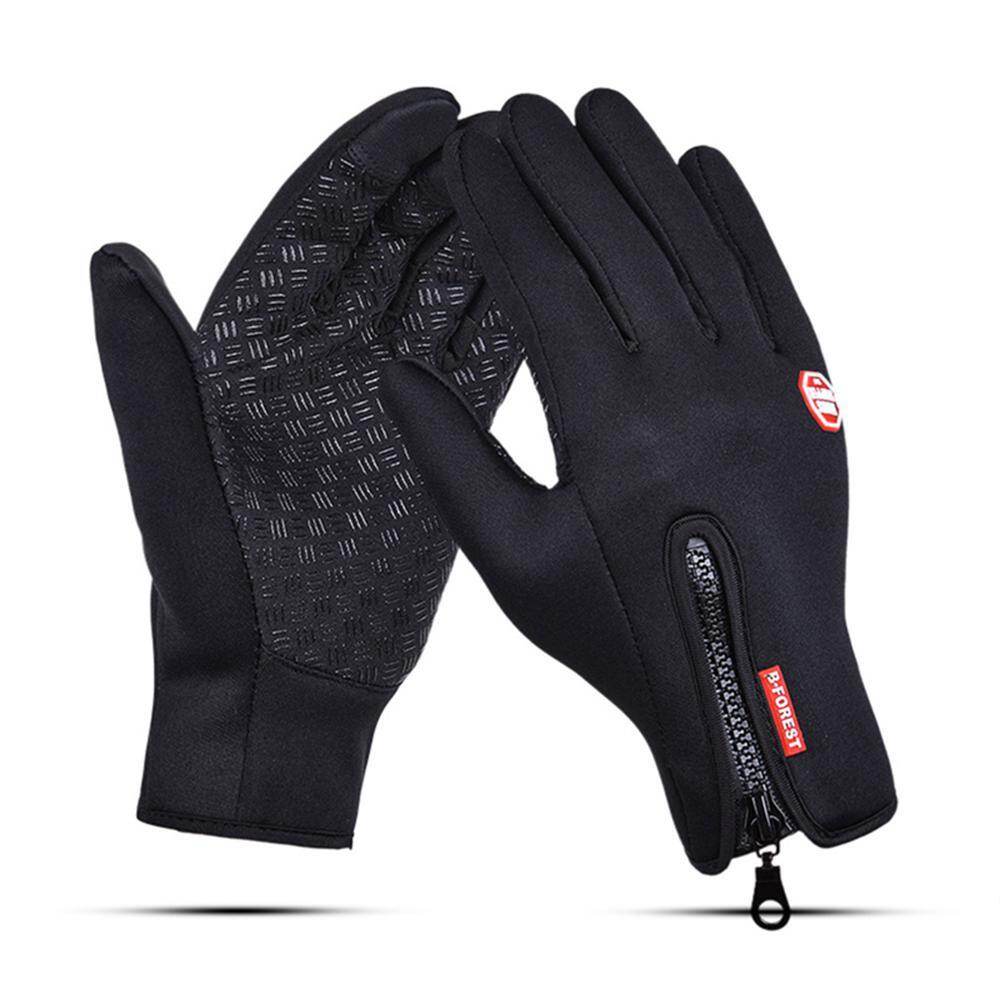 หน้าจอสัมผัสฤดูหนาวถุงมือสำหรับสตรีและผู้ชาย anti-SLIP ซิลิโคนเจลถุงมืออุ่น Elastic Cuff ความร้อนผ้าขนสัตว์อ่อนนุ่มซับสำหรับการขี่จักรยานขับรถ