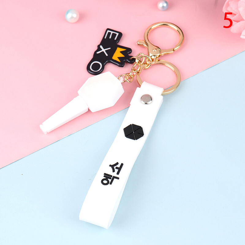 Kpop Bts Twice Nct Exo Blackpink Got7 Light Stick Pendant Keychain Lanyard Lazada Ph