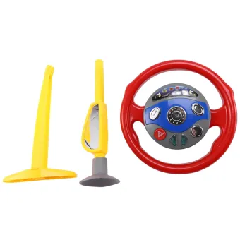 electronic backseat driver steering wheel toy