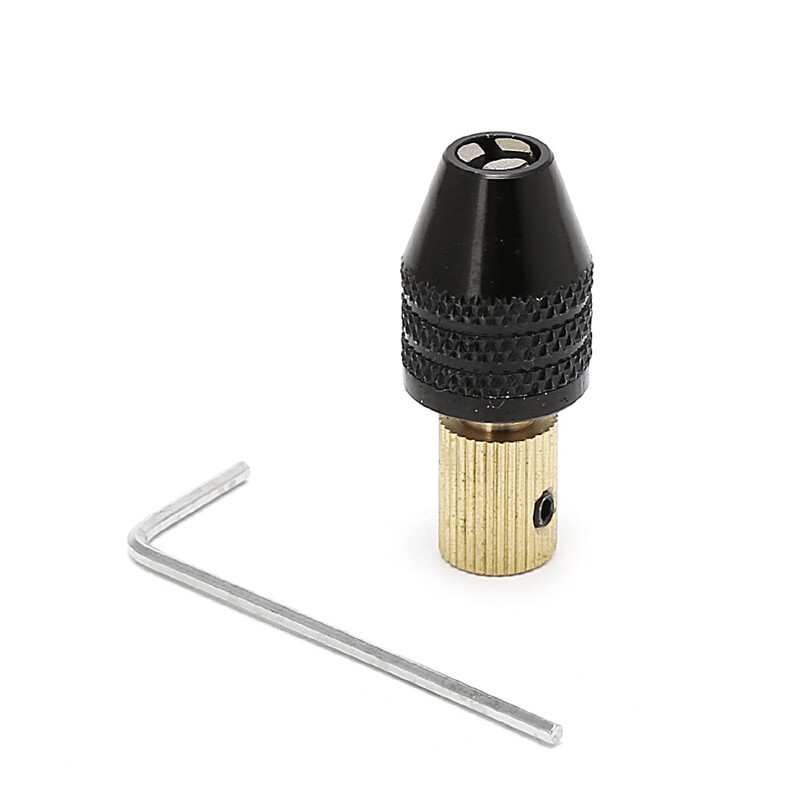 3.17mm electric motor shaft mini chuck fixture clamp 0.3mm-3.5mm drill bit
