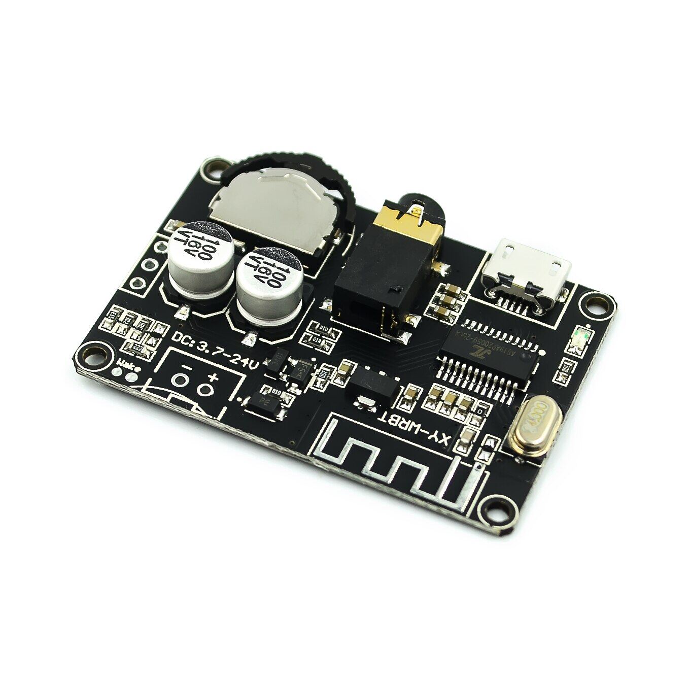 1pcs bluetooth audio receiver board bluetooth 5.0 mp3 lossless decoder board dc 3.7v-24v wireless stereo music module xy-wrbt