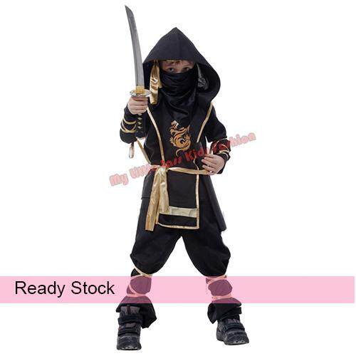 Child Warrior Ninjas Ninja Assassin Suit Kids Halloween Costume (4-6 years) toys for boys