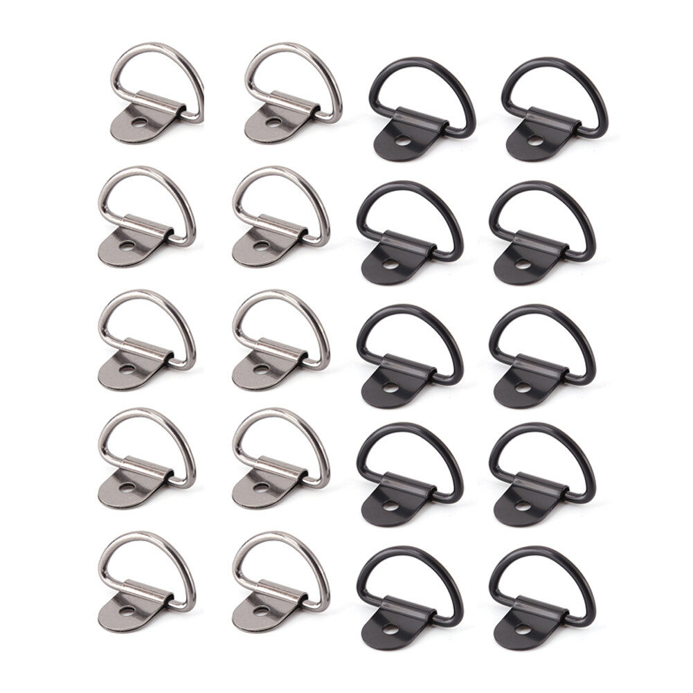 40pcs D Shaped Cargo Tie Down Rings Anchors Stainless Steel Pull Hook Tie Down Rings Retainer Fixings For Trailer Truck Auto Car Hardware Accessories Lazada Ph