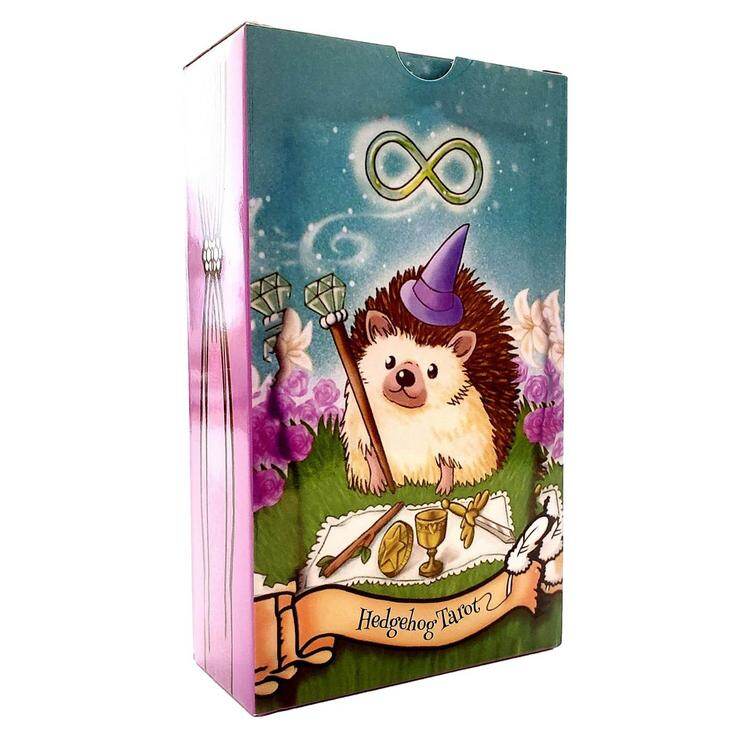 Hedgehog Tarot Fate Divination Oracle Cards Tarot Cards Party Entertainment Board Game Tarot Deck For Enthusiasts And Beginners delightful