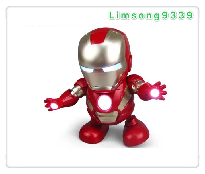 iron man dancing light robot