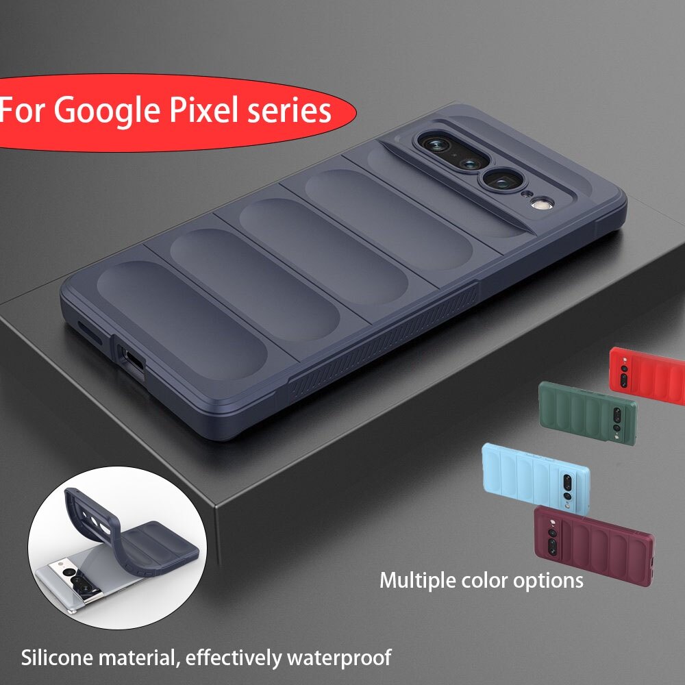 Ốp chống sốc cho Google Pixel 7A 7 7pro 6A một mềm chuyên nghiệp linh hoạt giảm sốc TPU Silicon vỏ điện thoại Bìa bảo vệ lưng chống rơi máy ảnh bảo vệ