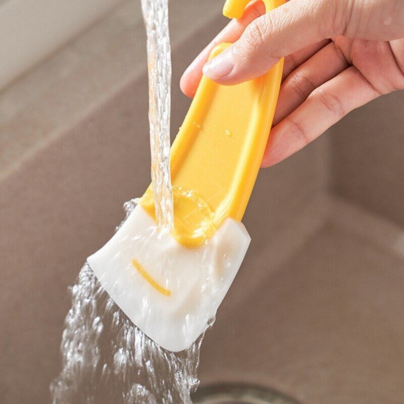 1-3 chiếc thìa làm sạch bằng silicon dụng cụ dụng cụ cạo vệ sinh nướng bánh dụng cụ làm bánh nồi đĩa dụng cụ vệ sinh
