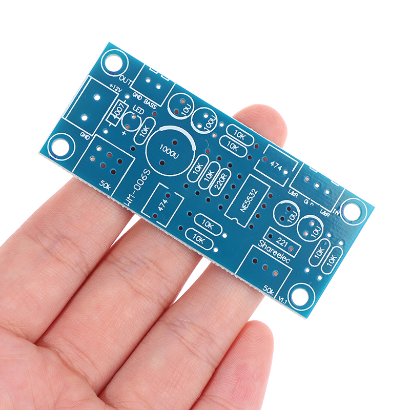 Low Pass Filter Bass Subwoofer Pre-AMP Amplifier Board Dual Power ...