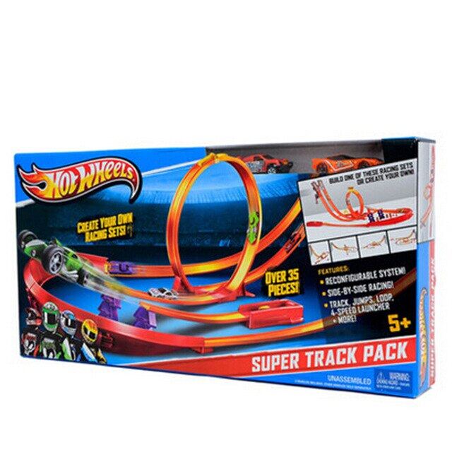 Original Hotล้อติดตามCity Megaล้างรถเชื่อมต่อชุดDiecast Discolour Hotwheelsของเล่นสำหรับของขวัญวันเกิดเด็ก