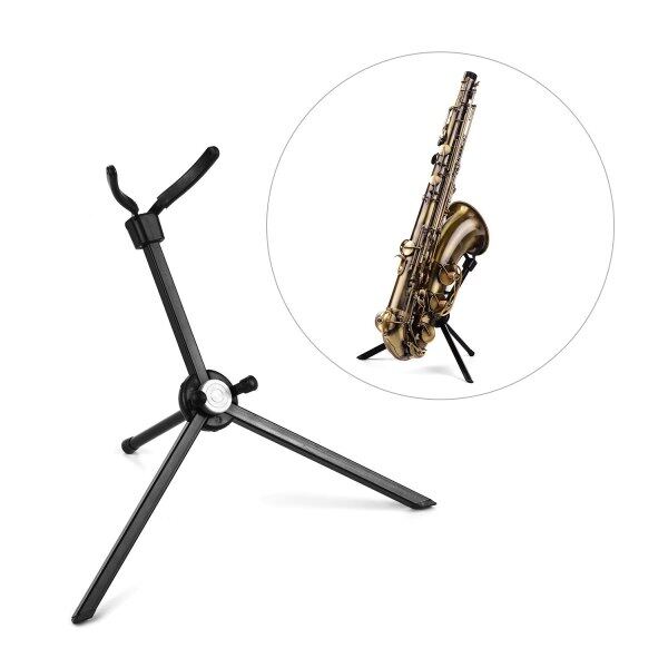 Portable Tenor Saxophone Stand Sax Floor Stand Holder Stainless Steel Foldable With Carry Bag Malaysia