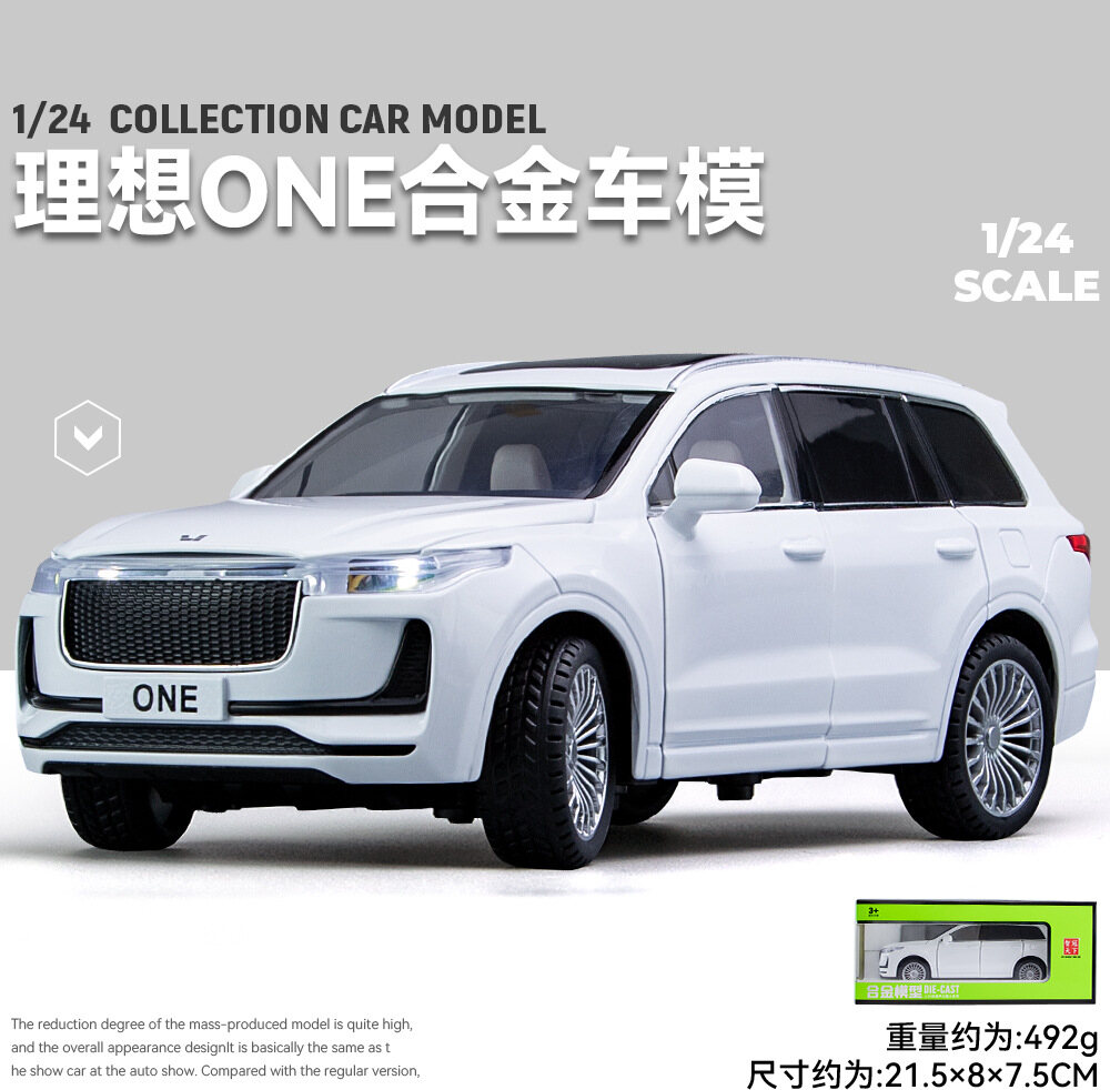 Năng lượng mới lý tưởng một mô hình xe hợp kim mô phỏng kéo trở lại với hệ thống lái đèn mát mẻ bộ sưu tập đồ chơi trẻ em