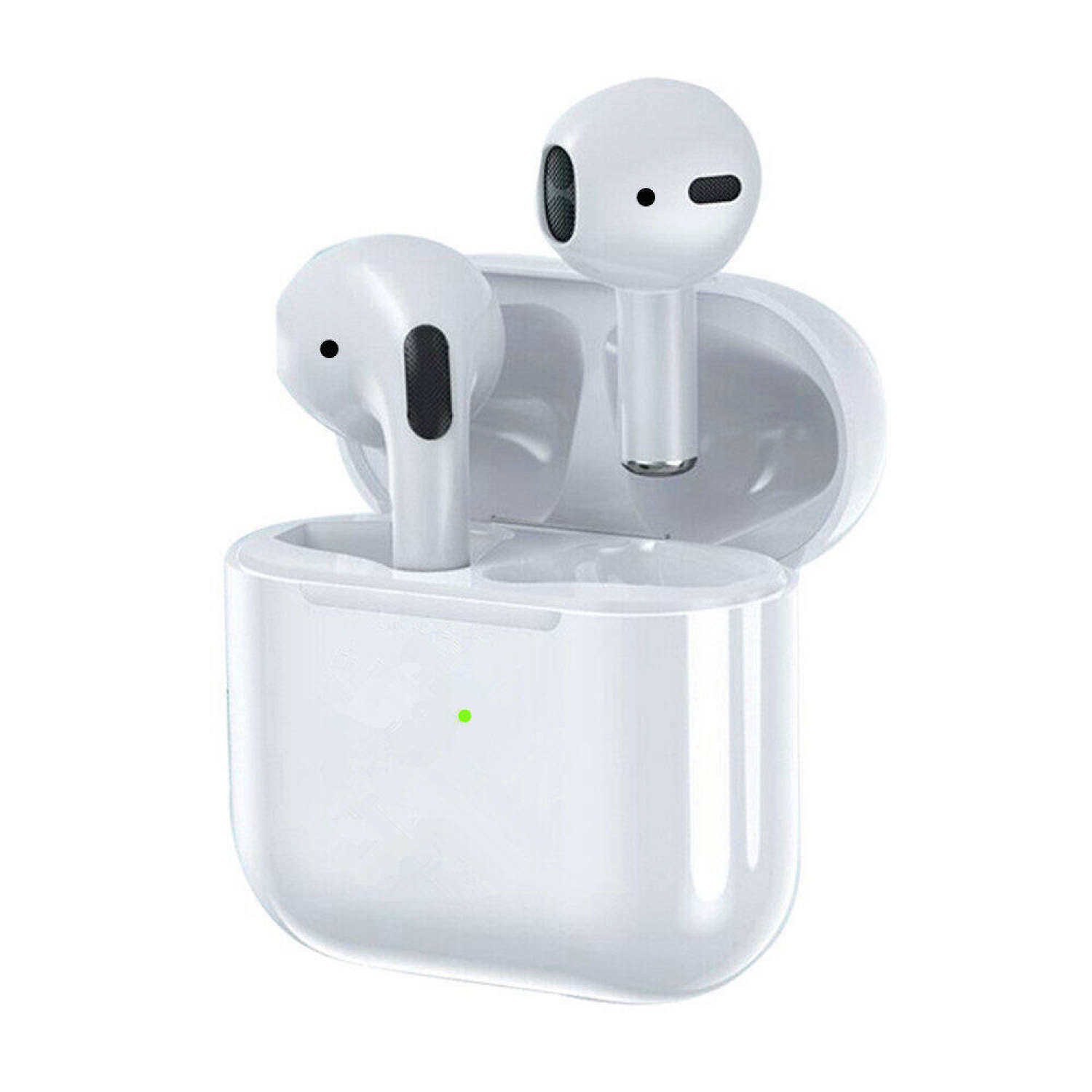Tai nghe bluetooth mini pro 4, tai nghe không dây tws, tai nghe thể thao hộp đựng tai nghe và tai nghe