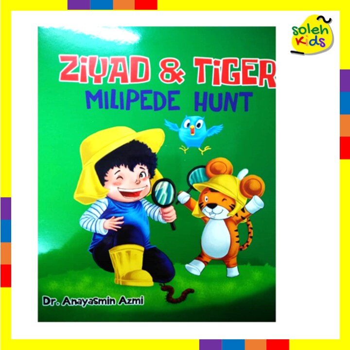 Ziyad Tiger Milipede Hunt English Story Book Buku Cerita Bahasa