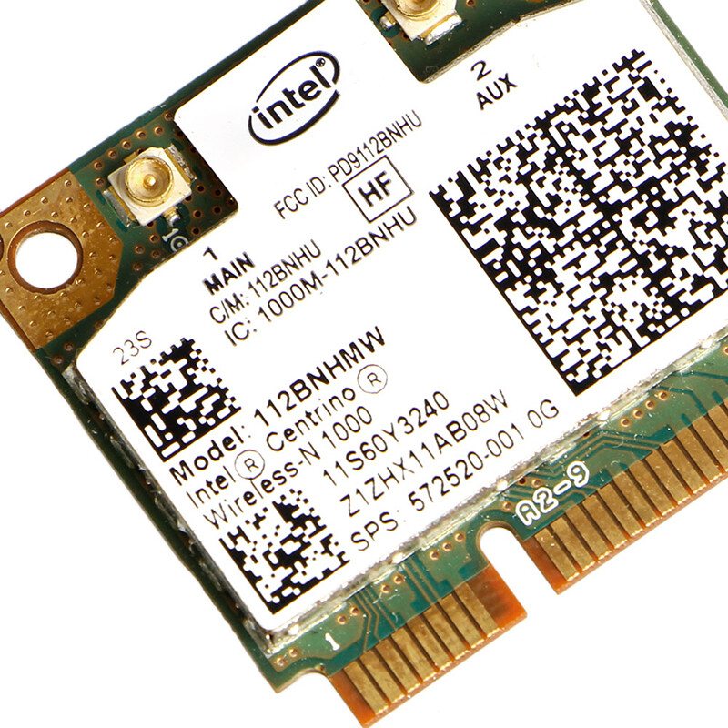 Intel Centrino Wireless-N 1000 802.11 b/g/n 112BNHMW Half Mini PCI-E Wifi Card