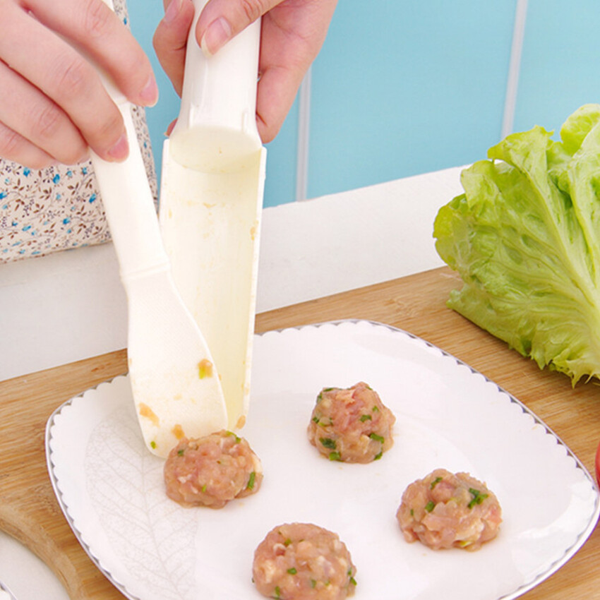 Dụng Cụ Làm Thịt Viên Tự Làm Thìa Chế Biến Viên Tôm Dụng Cụ Làm Thịt Viên Cá