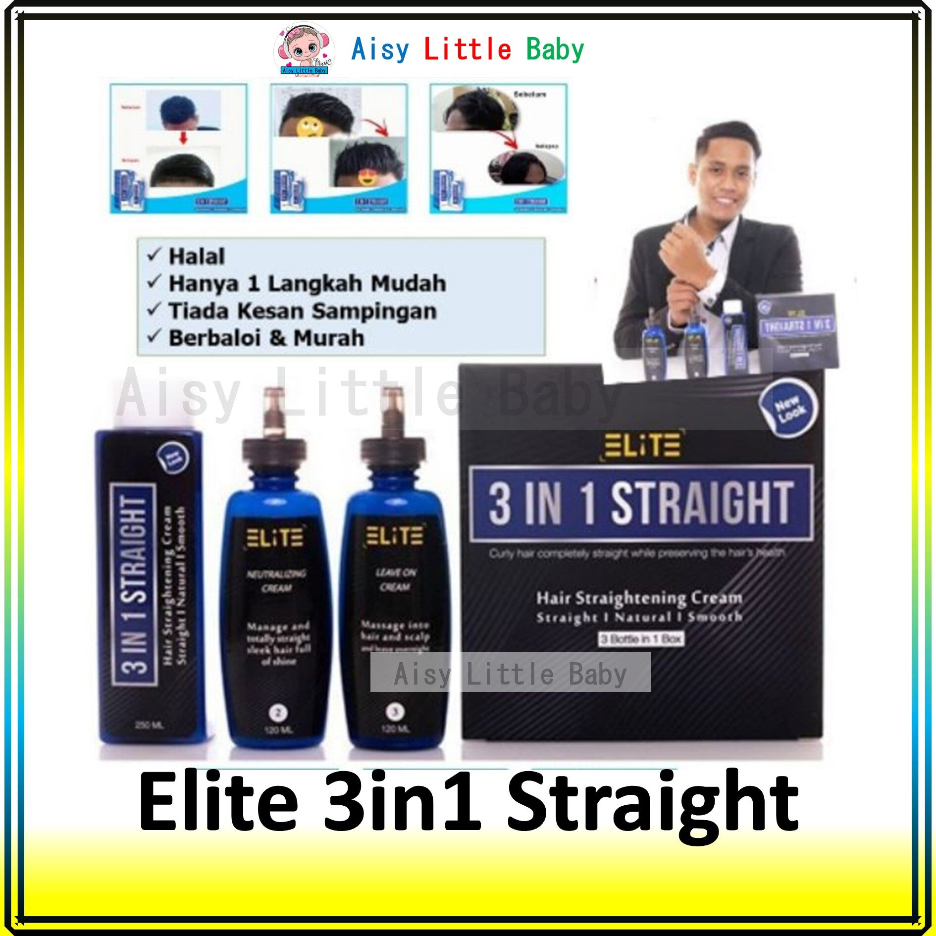 3 in 1 straight hair elite Clearance