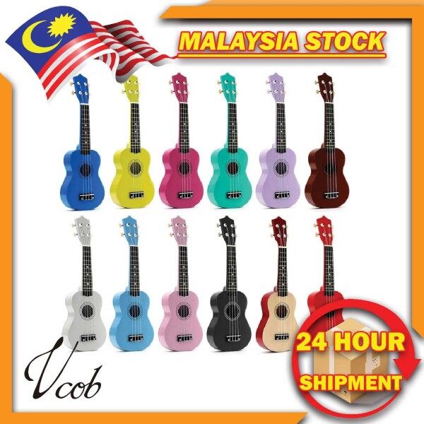 🇲🇾Stock 21 Inch Colorful Acoustic Ukulele Uke 4 Strings Hawaii Guitar Guitarra Musica Instrument for Kids Malaysia