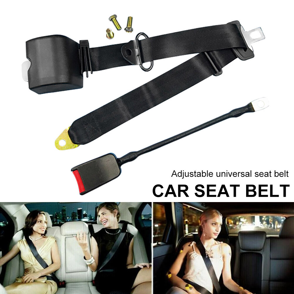 [Free Ship] Universal Car Seat Belt Adjustable Safety Belt Retractable ...