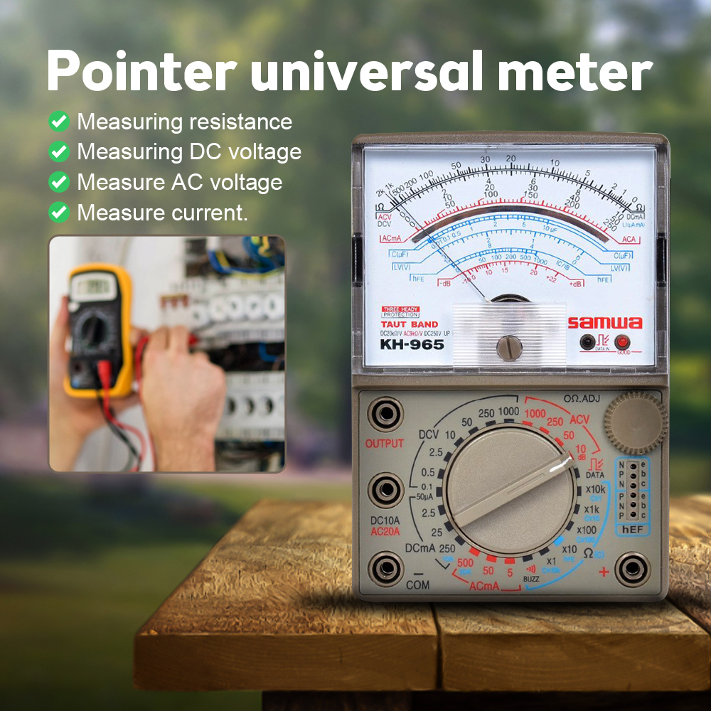 Aideepen Multimeter Precise Instrument Pointer Multimeter Used to Measure DC Power One-way Voltage and AC Voltage
