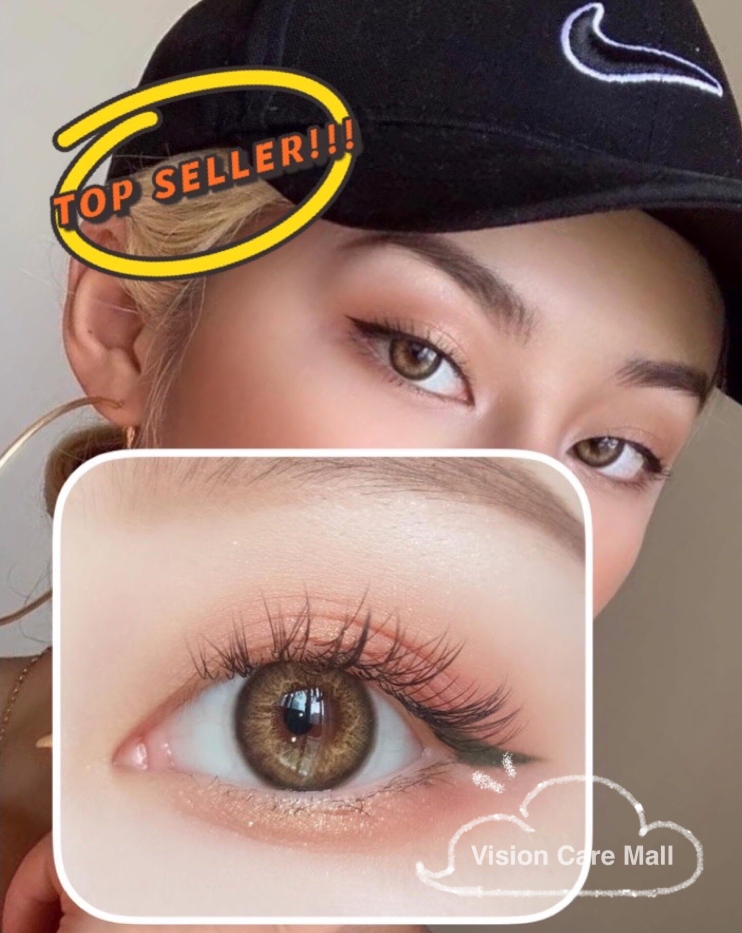 Original Korea Victoria 14.5mm Contact Lens (No Power & With Power