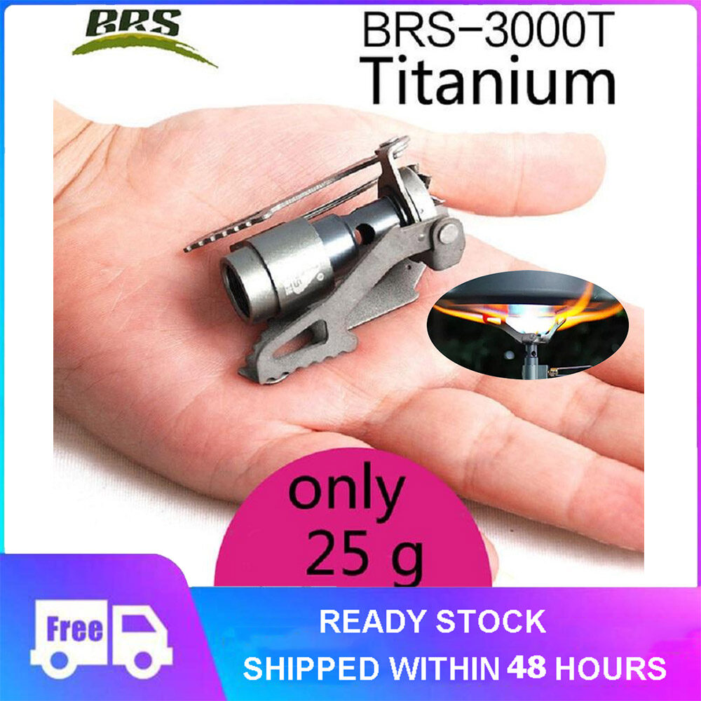 BRS Portable Mini Camping Titanium Stove Outdoor Gas Stove Survival Furnace  Stove Pocket Picnic Cooking Gas Burner brs-3000t | Lazada Singapore