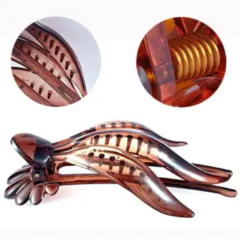 1 Trendy Headdress Thick Hair Clip Hairpins Plastic Hair Claw For